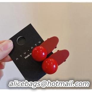 Grade Promotional Chanel Red Hair Clip 013102 2024