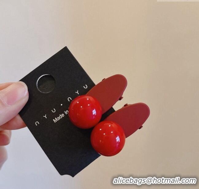 Grade Promotional Chanel Red Hair Clip 013102 2024