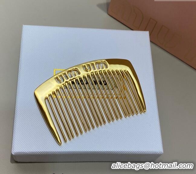 Good Product Miu Miu Comb Shiny 0131 Gold 2024