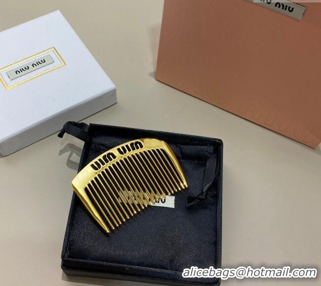 Good Product Miu Miu Comb Shiny 0131 Gold 2024