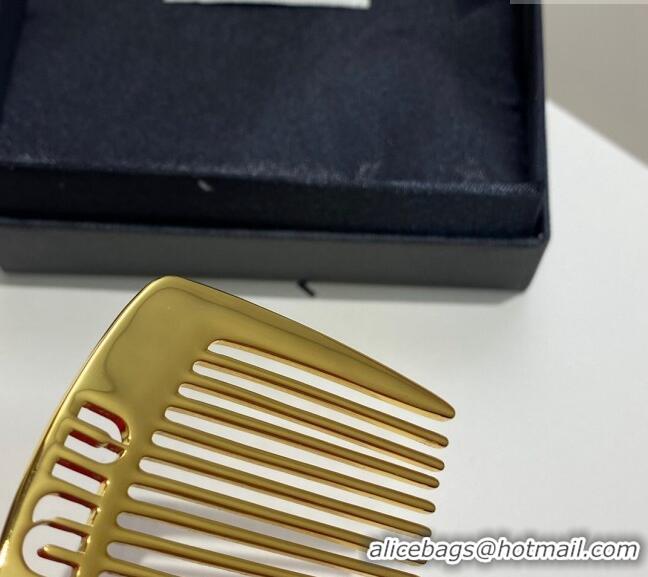 Good Product Miu Miu Comb Shiny 0131 Gold 2024
