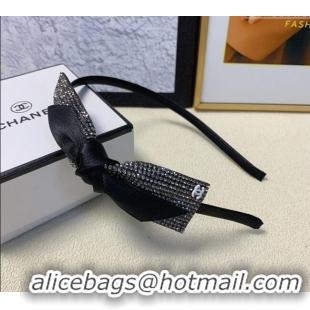 Promotional Chanel Bow Headband with Crystals 0201 2024