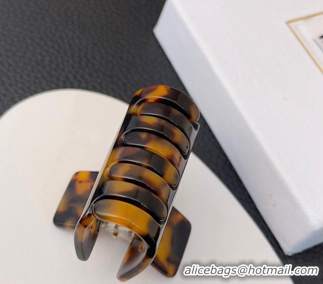 Reasonable Price Miu Miu Resin Hair Clip 0301 Brown 2024