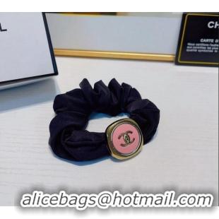 Famous Brand Chanel Black Hair Ring 0302 Pink 2024
