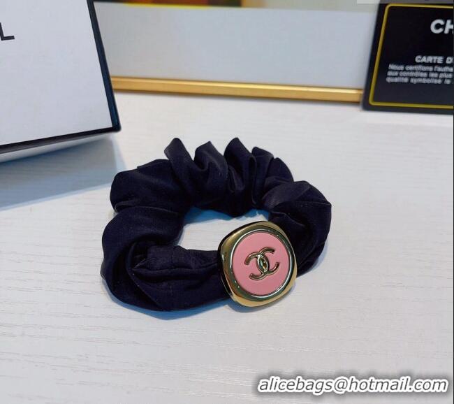 Famous Brand Chanel Black Hair Ring 0302 Pink 2024