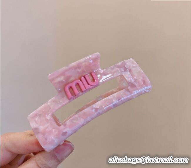 Good Quality Miu Miu Hair Clip 0302 Pink 2024
