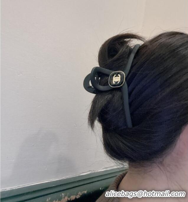 Top Quality Chanel Black Hair Clip with Charm C0302 2024