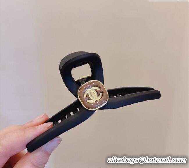 Top Quality Chanel Black Hair Clip with Charm C0302 2024