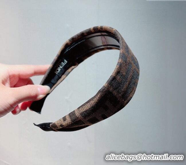 Unique Grade Fendi FF Headband 0302 Brown 2024