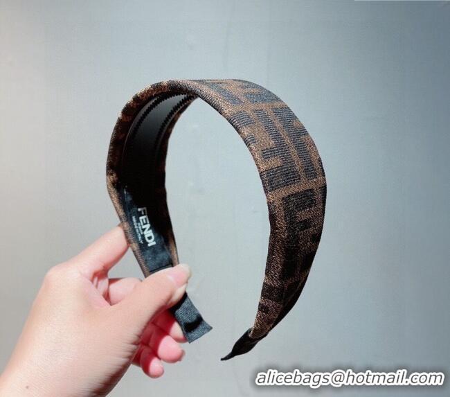 Unique Grade Fendi FF Headband 0302 Brown 2024