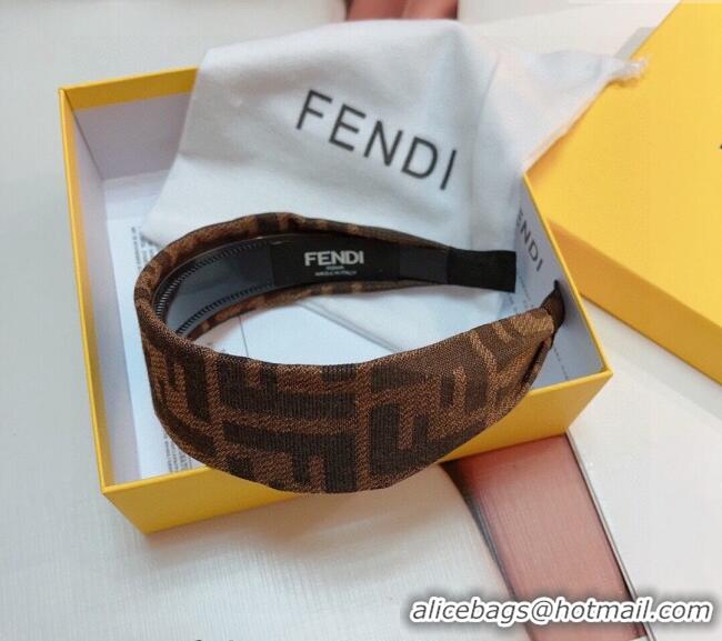 Unique Grade Fendi FF Headband 0302 Brown 2024