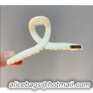 Promotional Chanel Matte Hair Clip 0302 White 2024