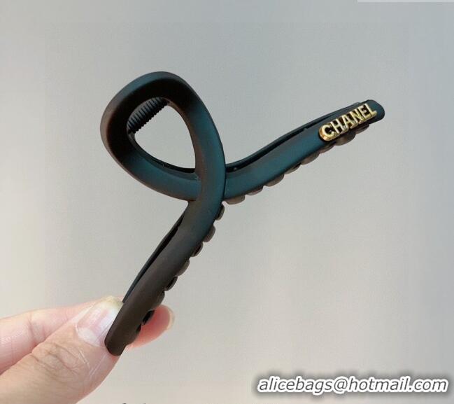 Famous Brand Chanel Matte Hair Clip 0302 Black 2024