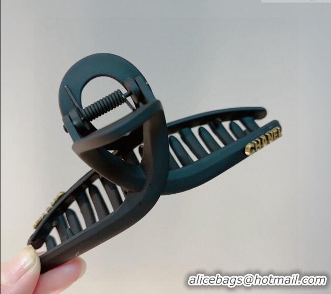 Famous Brand Chanel Matte Hair Clip 0302 Black 2024
