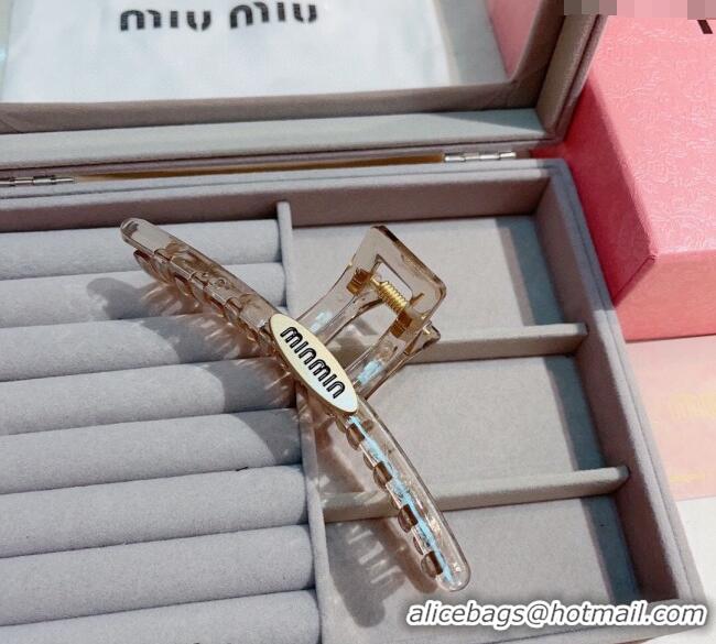 Buy Cheapest Miu Miu Long Hair Clip 0302 Grey 2024