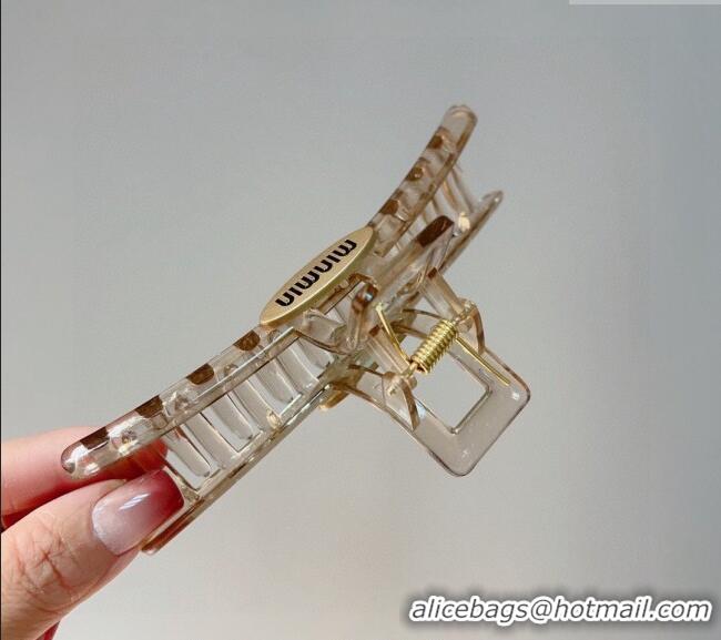 Buy Cheapest Miu Miu Long Hair Clip 0302 Grey 2024