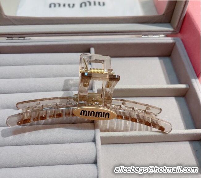 Buy Cheapest Miu Miu Long Hair Clip 0302 Grey 2024