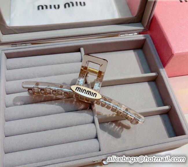 Buy Cheapest Miu Miu Long Hair Clip 0302 Grey 2024