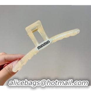 Good Product Miu Miu Long Hair Clip 0302 White 2024