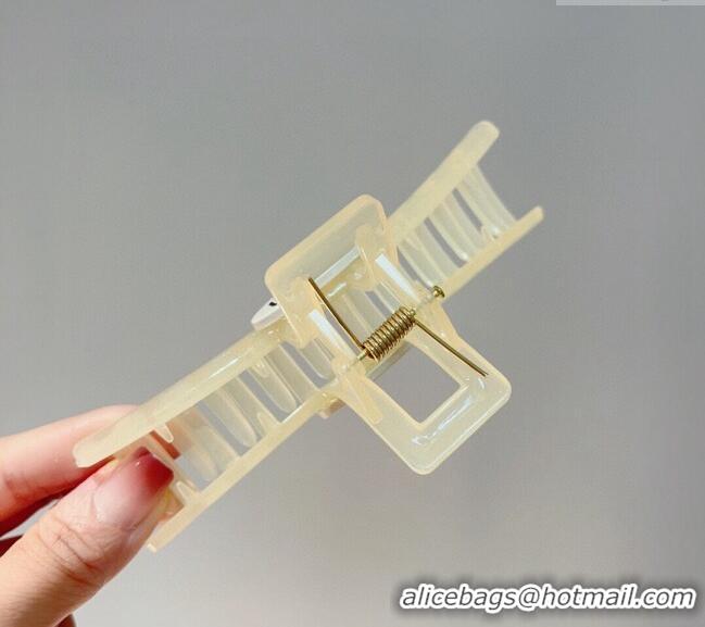 Good Product Miu Miu Long Hair Clip 0302 White 2024