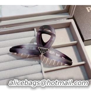 Low Price Prada Acrylic Hair Clip P0302 Grey 2024