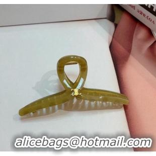 Big Discount Celine Logo Hair Clip 0304 Green 2024