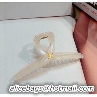 Grade Design Celine Logo Hair Clip 0304 White 2024