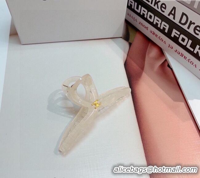 Grade Design Celine Logo Hair Clip 0304 White 2024