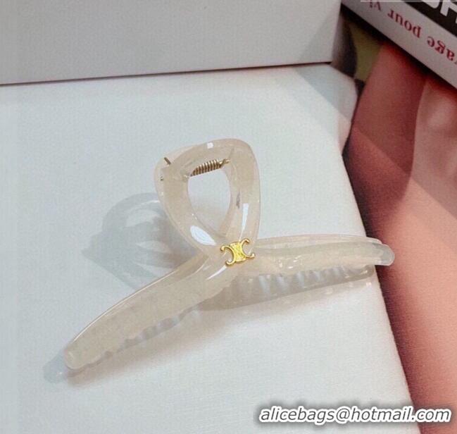 Grade Design Celine Logo Hair Clip 0304 White 2024