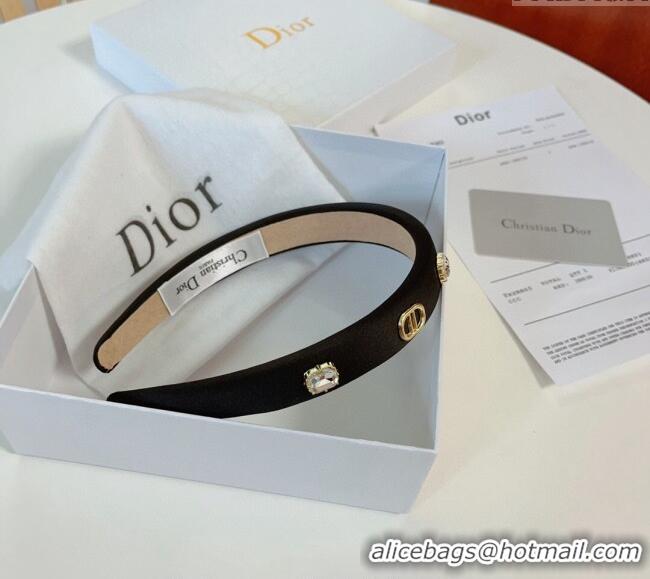 Inexpensive Dior Headband with Charm 0304 Black 2024