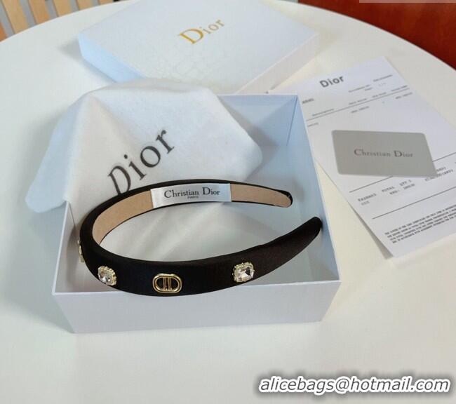 Inexpensive Dior Headband with Charm 0304 Black 2024