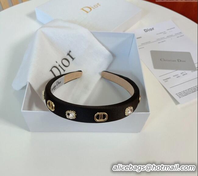 Inexpensive Dior Headband with Charm 0304 Black 2024
