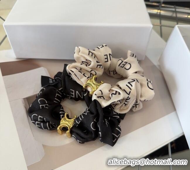Luxury Cheap Celine Hair Ring CH03302 White 2024