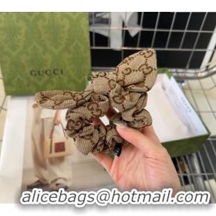 Luxury Cheap Gucci Bow Hair Ring CH0330 Beige 2024