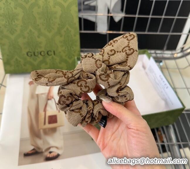 Luxury Cheap Gucci Bow Hair Ring CH0330 Beige 2024