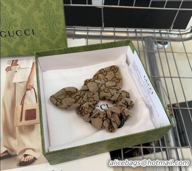 Luxury Cheap Gucci Bow Hair Ring CH0330 Beige 2024