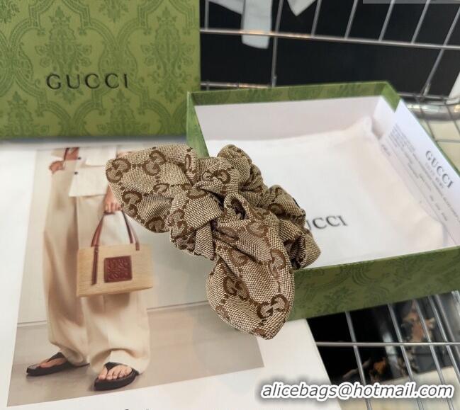 Luxury Cheap Gucci Bow Hair Ring CH0330 Beige 2024