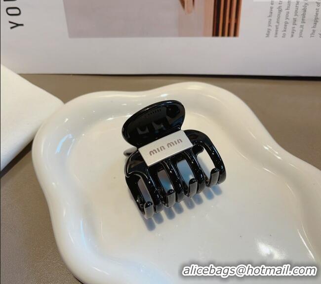 Reasonable Price Miu Miu Hair Clip CH033051 Black 2024