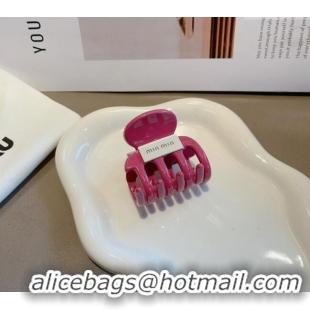 Good Taste Miu Miu Hair Clip CH033051 Pink 2024