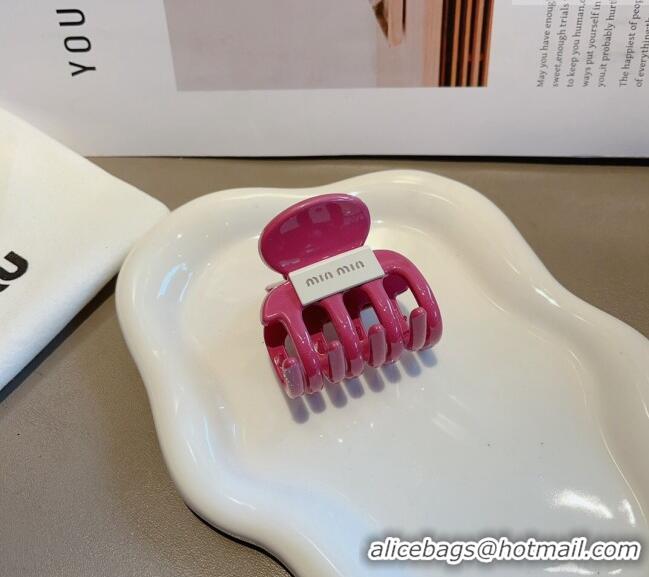 Good Taste Miu Miu Hair Clip CH033051 Pink 2024