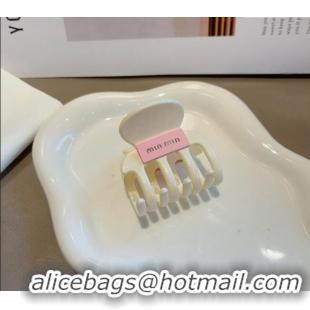 Top Design Miu Miu Hair Clip CH033051 White 2024