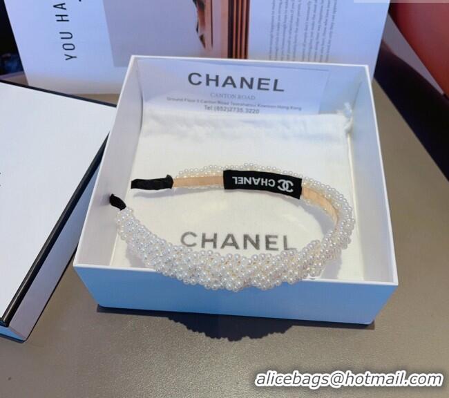Big Discount Chanel Pearls Headband CH033069 2024