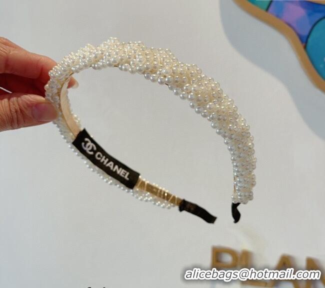 Big Discount Chanel Pearls Headband CH033069 2024