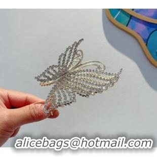 Shop Duplicate Chanel Butterfly Crystals Hair Clip CH0330 2024