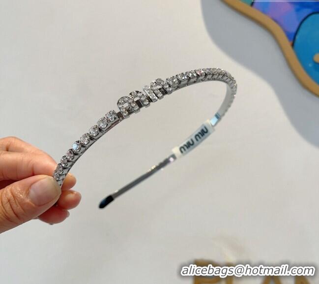 Best Quality Miu Miu Headband with Strass M0513 2024