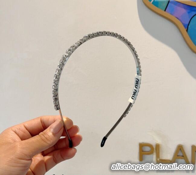 Best Quality Miu Miu Headband with Strass M0513 2024