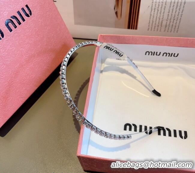 Best Quality Miu Miu Headband with Strass M0513 2024