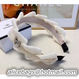 Luxury Discount Chanel Headband 0821 White 2024