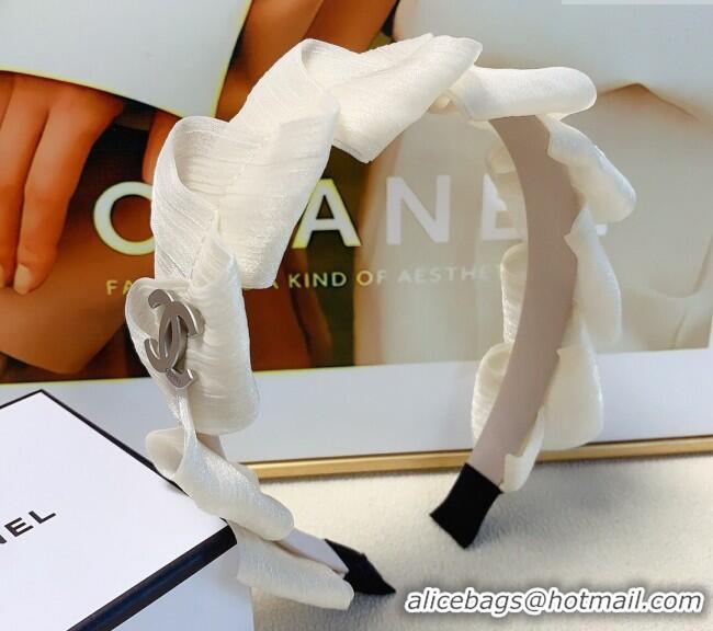 Luxury Discount Chanel Headband 0821 White 2024