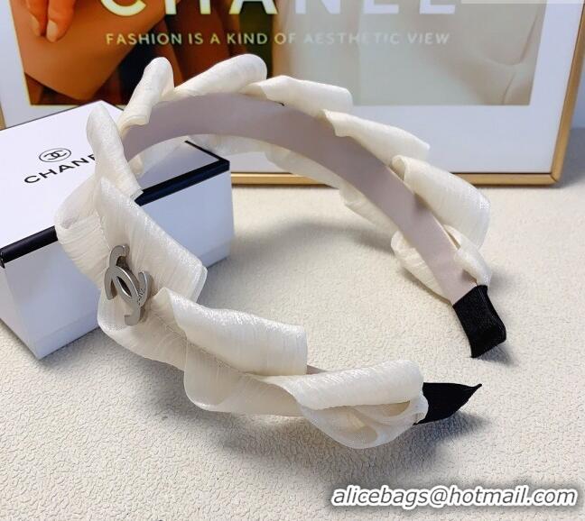 Luxury Discount Chanel Headband 0821 White 2024